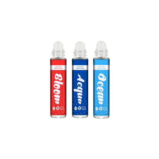 Ocean + Acqua + Bloom Elvyn Premium Roll-on Perfumes (Pack of 3)