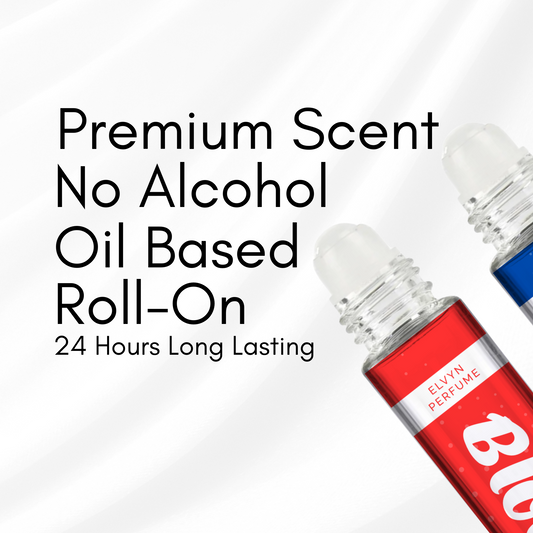 Bloom + Acqua + Choco + Royal  Elvyn Premium Roll-on Perfumes (Pack of 4)
